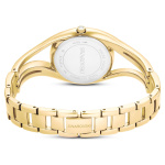 Hyperbola bangle watch Swiss Made, Metal bracelet, Gold tone, Gold-tone finish